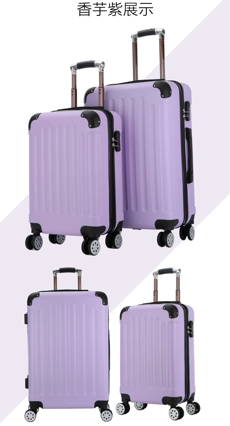 2" 24 дюймов ПК с изображением Губки Боба путешествия чемодан на колесах тележка для ручной клади Сумка Для женщин rolling багажа прекрасный Дорожный чемодан