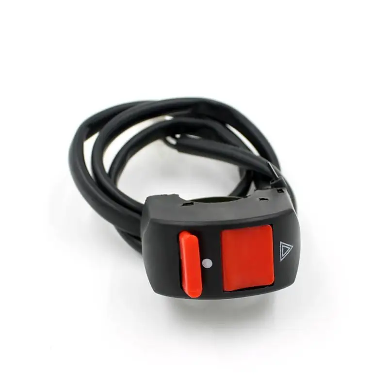 

High Quality Universal Handlebar Motorcycle Accident Hazard Light Switch On/Off Button Light Switch 12V DC for Motorcycles