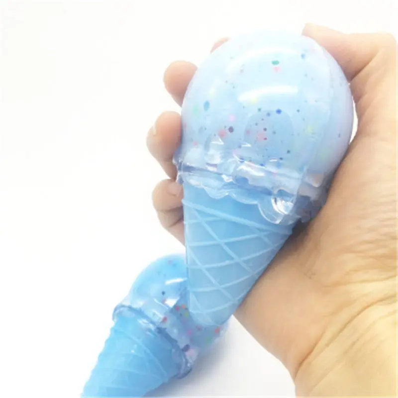 Пушистый слизь Ясно Ice creamplastiline поставки DIY игрушечные лошадки свет мягкая полимерная глина Lizun грязь для моделирования коробка шпатлевка