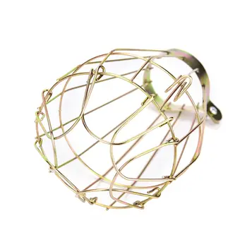 Lamp Covers Retro Vintage Industrial Pendant Trouble Light Bulb Guard Wire Cage Ceiling Fitting Hanging Bars Cafe Lamp Shade