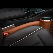 Кожаное автомобильное кресло, зазор, наполнитель, карманы, многофункциональные, авто сиденья, утечка, стоп-коврик, мягкая подкладка, держатель для телефона, карт, органайзеры для хранения