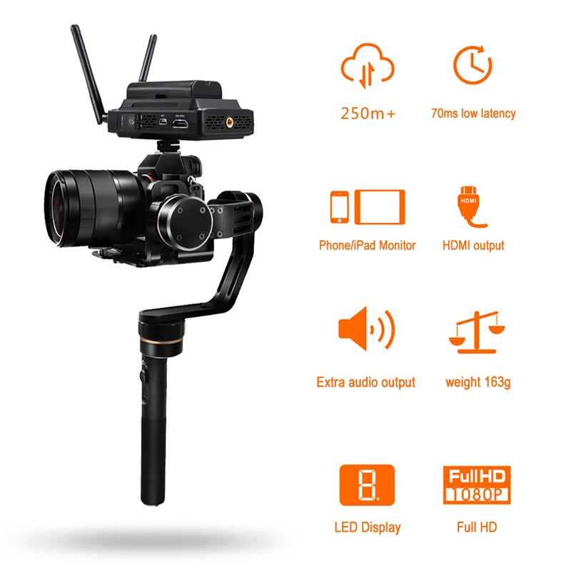 Беспроводная система передачи видео CVW SWIFT 800 футов поддержка монитора смартфона