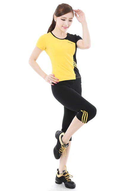 Kaiser ropa de yoga fitness femenino ropa delgado alto elástico cuadrado danza aeróbic ropa de sudor de pinsclothing stones - AliExpress