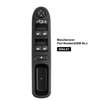 

6554.KT 6554KT New Car Master Power Window Switch For Peugeot 307 CC 2003-2008 307 SW 2002-2014 car accessories