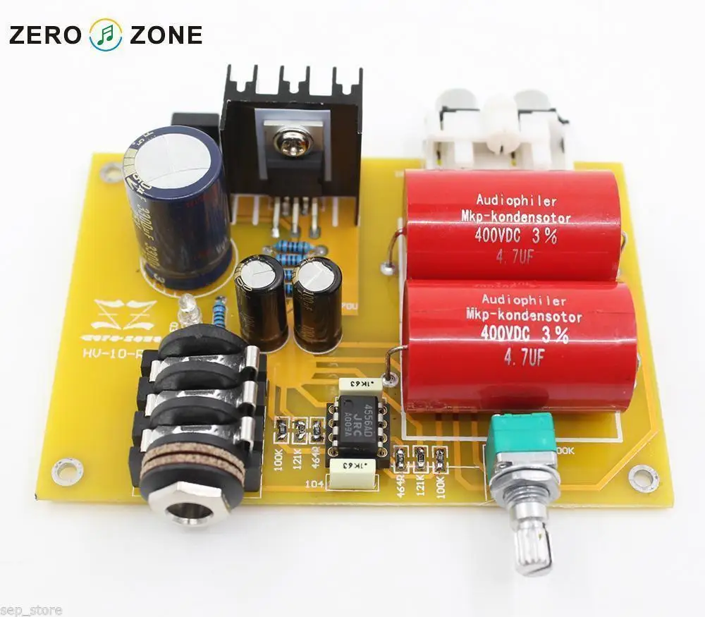 GZLOZONE HV 10 RA1 комплект усилителя для наушников JRC4556AD DC18V 24V|kit jrc4556ad|kit kitskit amplifier |