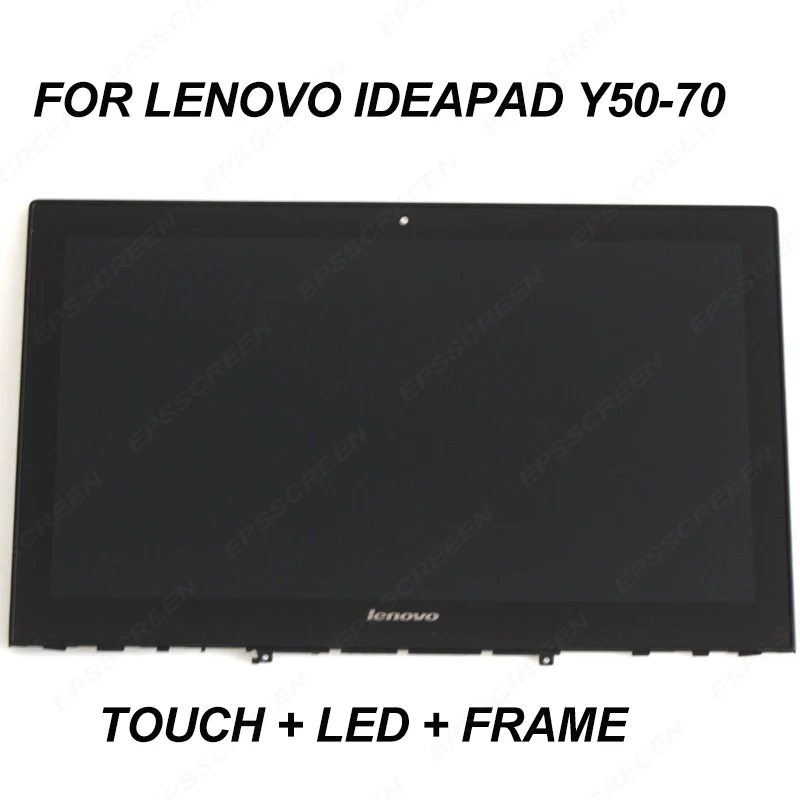 replace for Lenovo Y50 70 Lcd panel Touch Screen Digitizer & Bezel