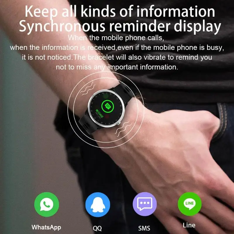 ALLOYSEED A9 Smart Watch Bracelet IP67 Waterproof ECG PPG Heart Rate Blood Pressure Reminder Display Smartband Fitness Wristband