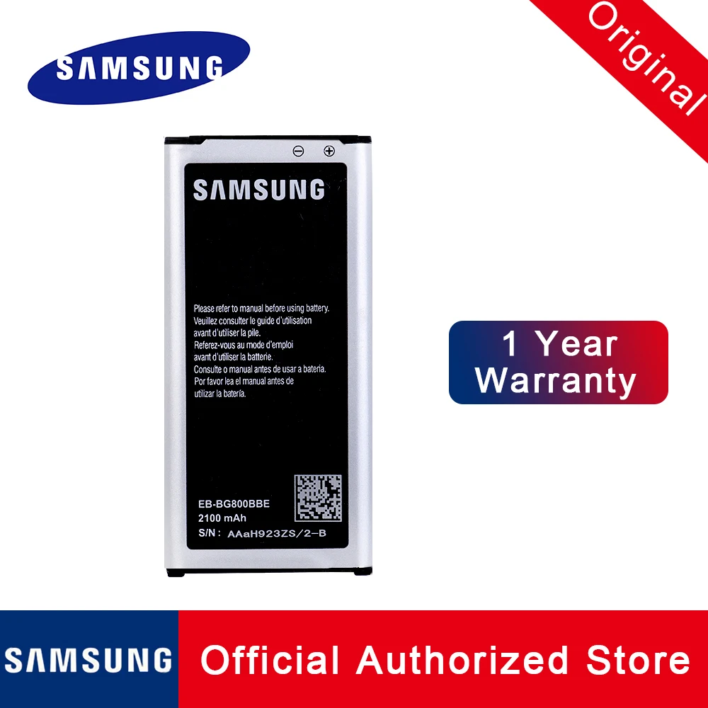 Сменный аккумулятор EB-BG800BBE аккумулятор для samsung Galaxy S5 Mini NFC G800F G800H batteia 2100 мАч+ номер отслеживания