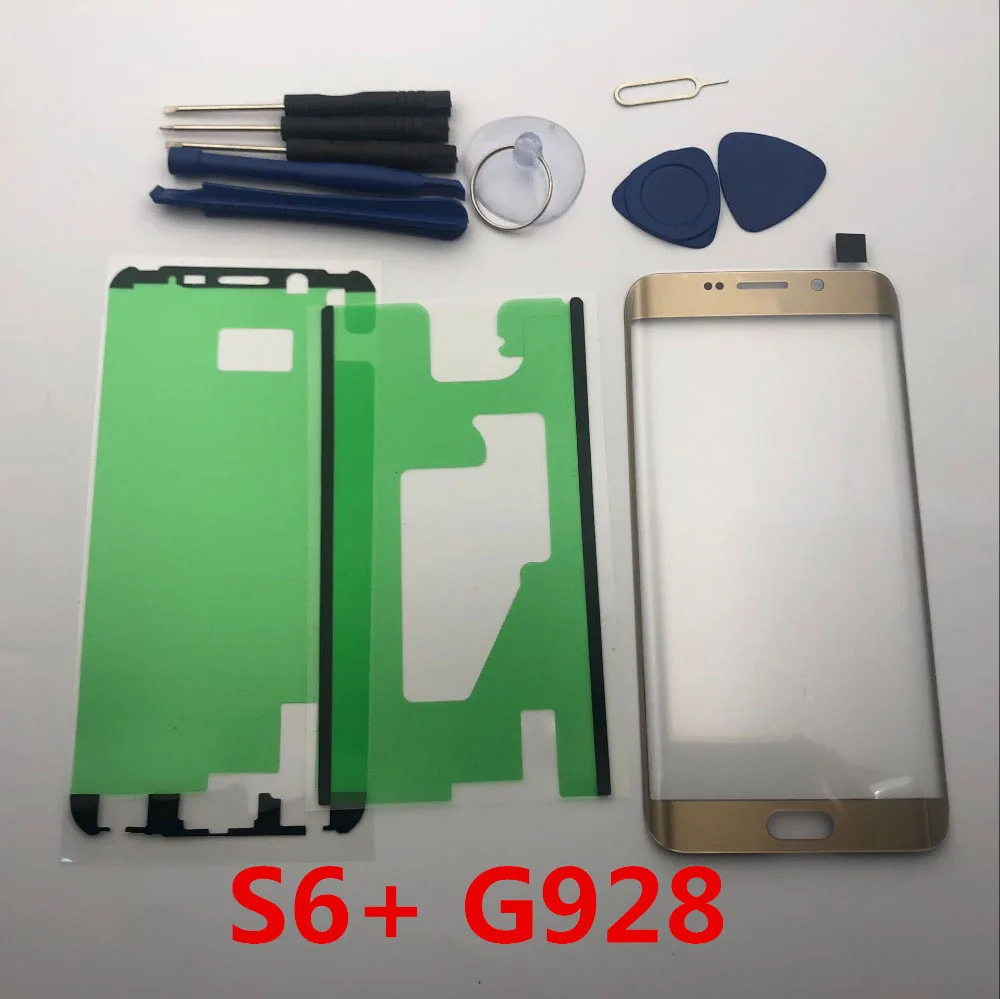 Замена ЖК-переднего сенсорного экрана Внешний стеклянный объектив для Samsung Galaxy S6