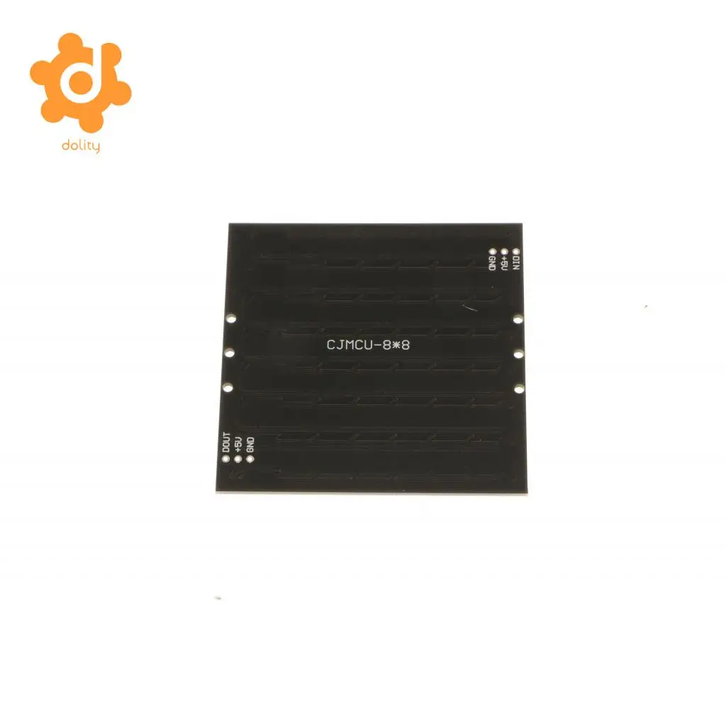 1 шт. 8x8 64 бит встроенный полноцветный RGB светодиодный драйвер для Arduino Muti цвет 71 мм