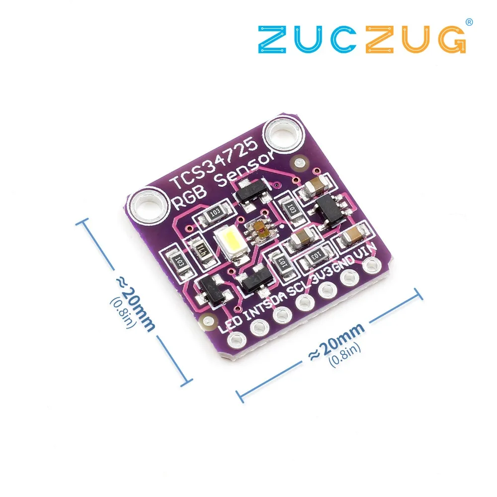 

1PCS TCS34725 Color Sensor RGB color sensor development board module