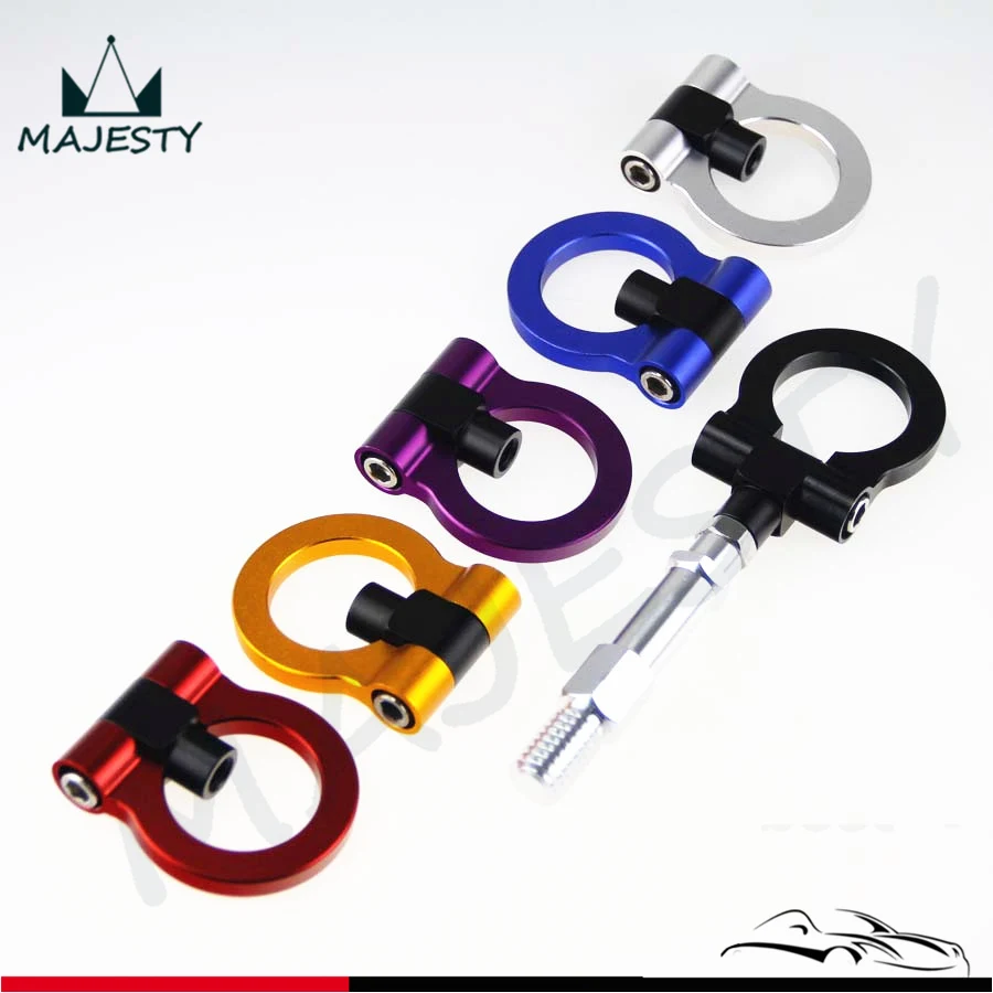 Aluminum Screw Tow Towing Hook 19.5mm Fit Audi A4 A4L 1.8T 2.0T 09 15