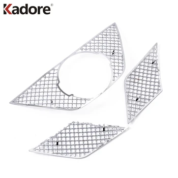 

For Nissan X-Trail Rogue 2014 2015 Stainless Steel Car Front Grille Protectors Cover Trim Front up Grid Grill Racing Car-styling