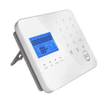 

Touch Intercom Kits PSTN/ GSM Dual Network Intelligent Anti-Theft Alarm WL-JT-99CS LCD large screen blue backlit display