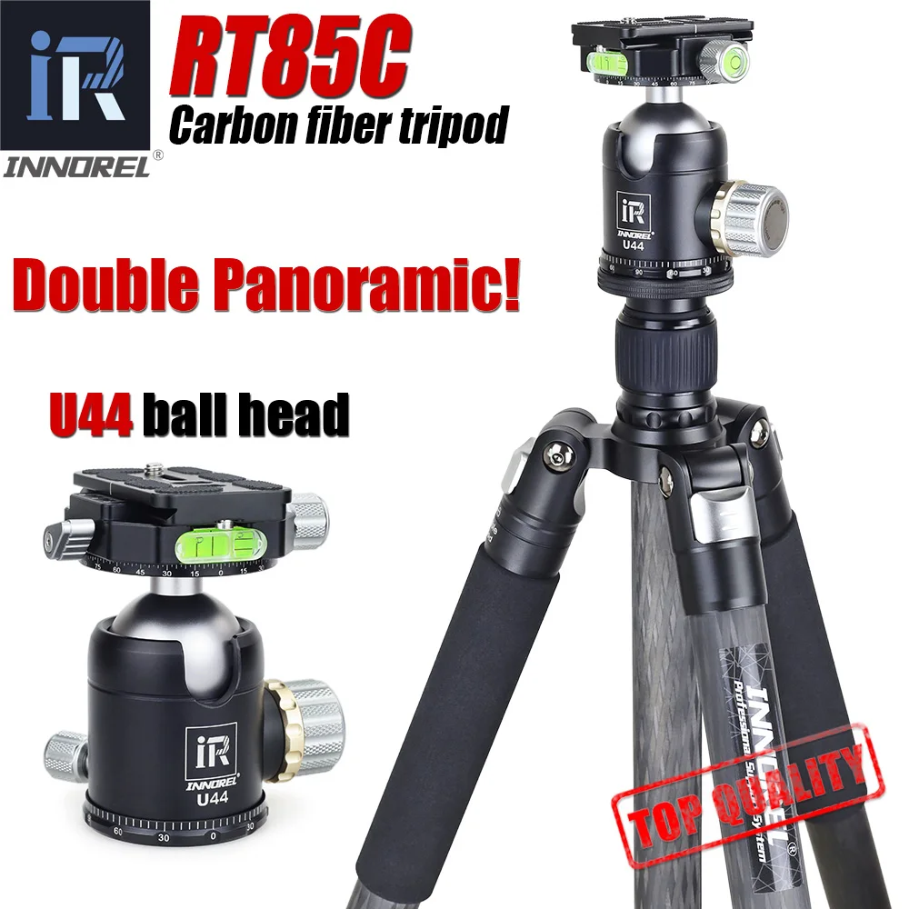 INNOREL RT85C Professional Super carbon fiber tripod for digital DSLR camera heavy duty stand doubl