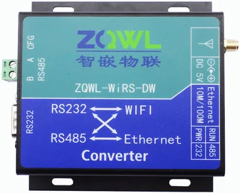 

WIFI serial server /2 road serial port 485&232 turn network /Modbus TCP to RTU