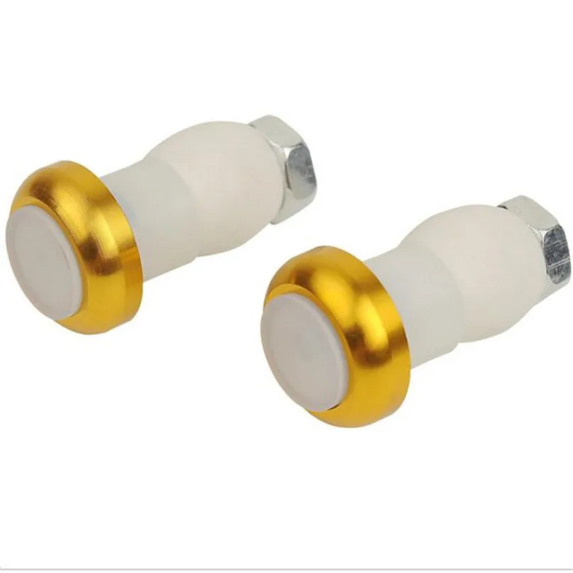 Discount Waterproof Bicycle Bike Handle Bar End Plug 2 mode Red Light LED Warning Safety Lamp 2 Mode Fast Flashing Continuous #2M18 5