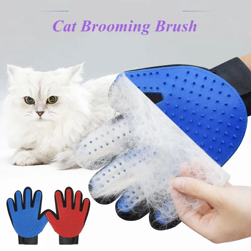 JCPAL Cat Grooming Brush Pet Dog Hair Glove Comb Gentle Efficient Back Massage Fur Left Right Hand Cats Bathing Deshedding Brush JCPAL Cat Grooming Brush Pet Dog Hair Glove Comb Gentle Efficient Back Massage Fur Left Right Hand Cats Bathing Deshedding Brush