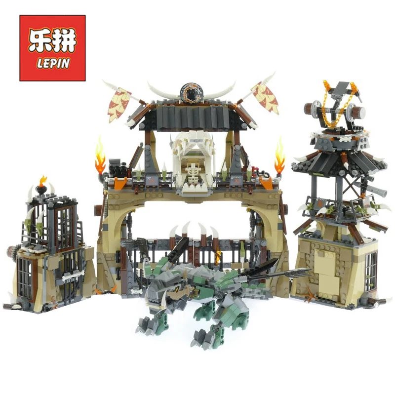 

2018 New Lepin 06082 1859Pcs Ninja Set Dragon Pit Figures Kai Compatible 70655 Building Blocks Bricks Educational Model Toy Gift