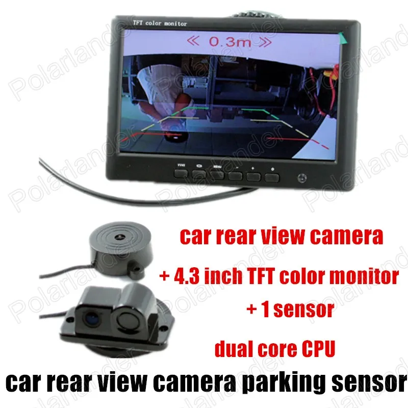 3 In 1 Car Rear View Camera Car Camera Parking with 1 Sensore for