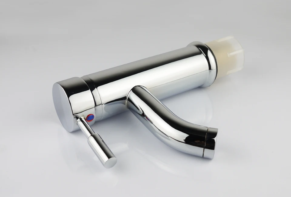 Stainless Steel Water Faucet Single Handle Cold and Hot Water Bathroom Basin Faucet Bathroom Sink Tap (9)