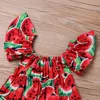 New Infant Toddler Newborn Baby Girls Watermelon Printed Sleeveless Bodysuit Sunsuit Jumpsuit Casual Clothes 5