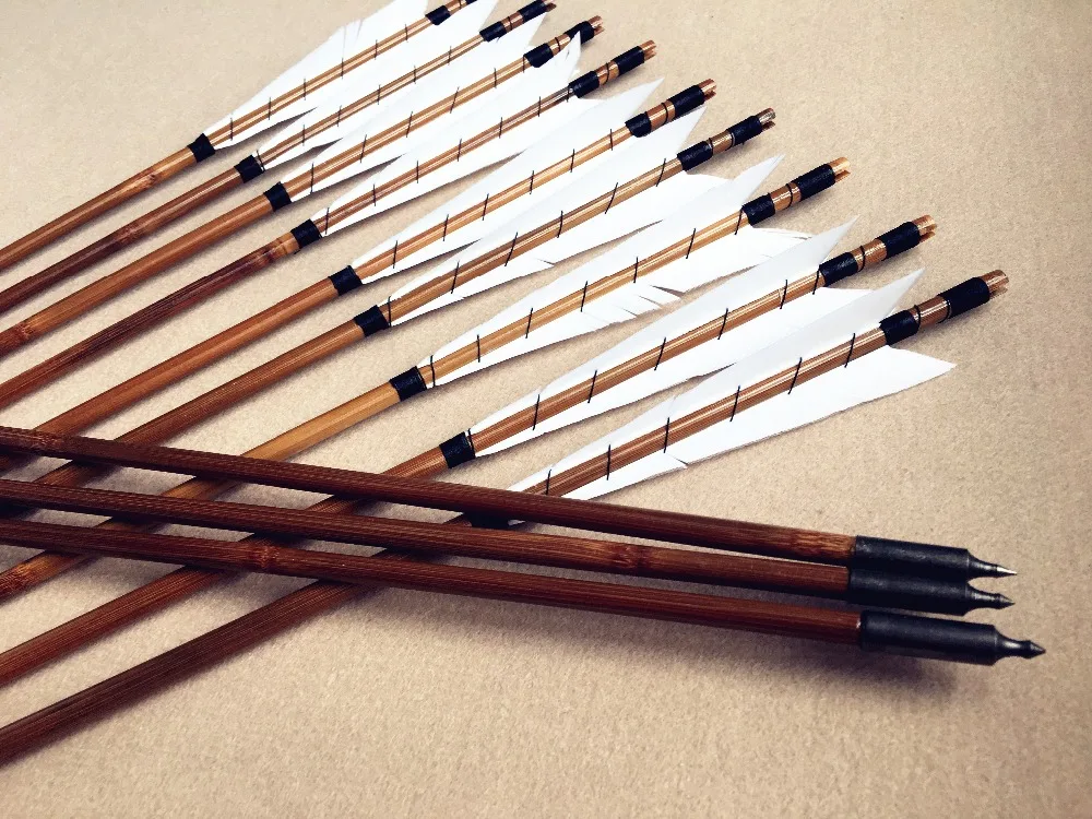 9 New Cedar Wood Traditional Arrows 50/55 SCA MEDIEVAL LONG BOW