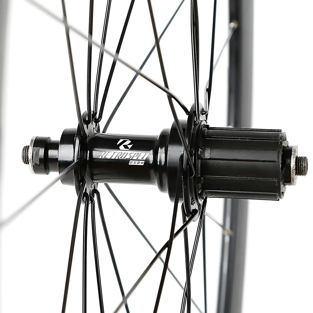Flash Deal 700c 40mm depth 23mm width aluminum alloy road bicycle wheels wheelset rims 4