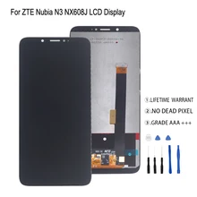 For ZTE Nubia N3 NX608J NX617J LCD Display Touch Screen Digitizer For ZTE Nubia N3 LCD Screen Display Repair Parts Free Tools For ZTE Nubia N3 NX608J NX617J LCD Display Touch Screen Digitizer For ZTE Nubia N3 LCD Screen Display Repair Parts Free Tools