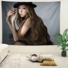 Namie Amuro Настенный декор гобелен макет комнаты живопись фон украшение стены постельное белье гобелены логотип на заказ