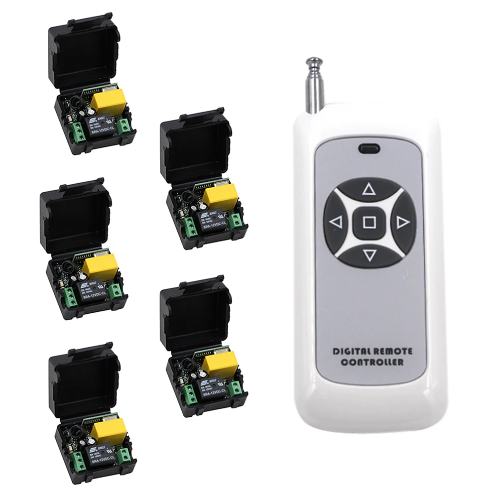 2017 AC220V 1CH RF Wireless Remote Control Switch System 315/433 MHZ