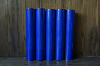 

DIY Adhesive Craft Vinyl cutting sheet blue Color lettering Film decoupage Decal Monofilament Polyester Count Printing Fabric