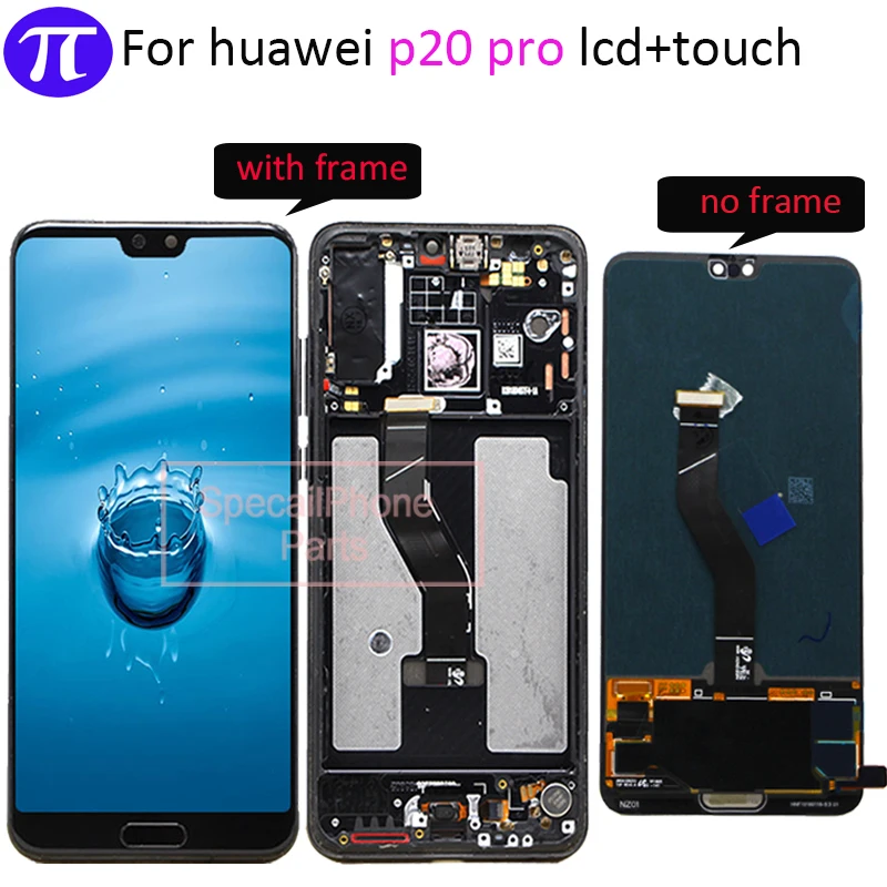 

6.1"LCD Huawei P20 Pro LCD with frame Display Screen Touch Digitizer Assembly P20 Pro CLT-AL01 Lcd P20 Plus Display