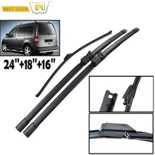 Misima 24 ''18'' 16 ''щетки стеклоочистителя ветрового стекла для VW Caddy 2008- 2013 2012 2011 2010 2009 стеклоочистители переднего заднего стекла