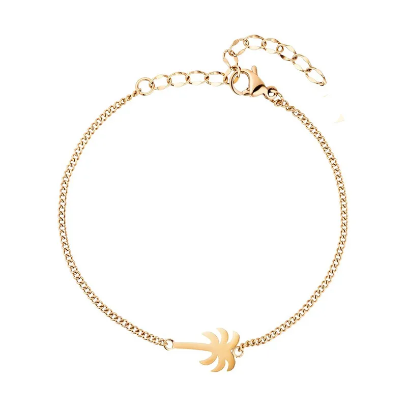 PALM TREE BRACELET ROSE GOLD