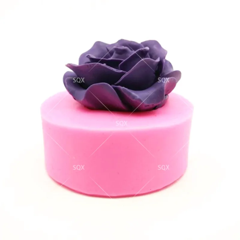 Силиконовая форма для торта с розами 3D Sugarcraft Fondant Candy Форма шоколадного мыла