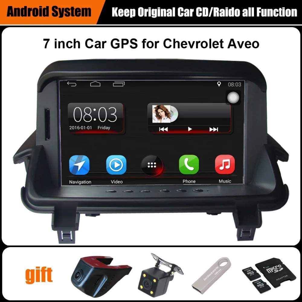 Upgraded Original Car multimedia Player Car GPS Navigation Suit to Chevrolet Aveo Support WiFi font b
