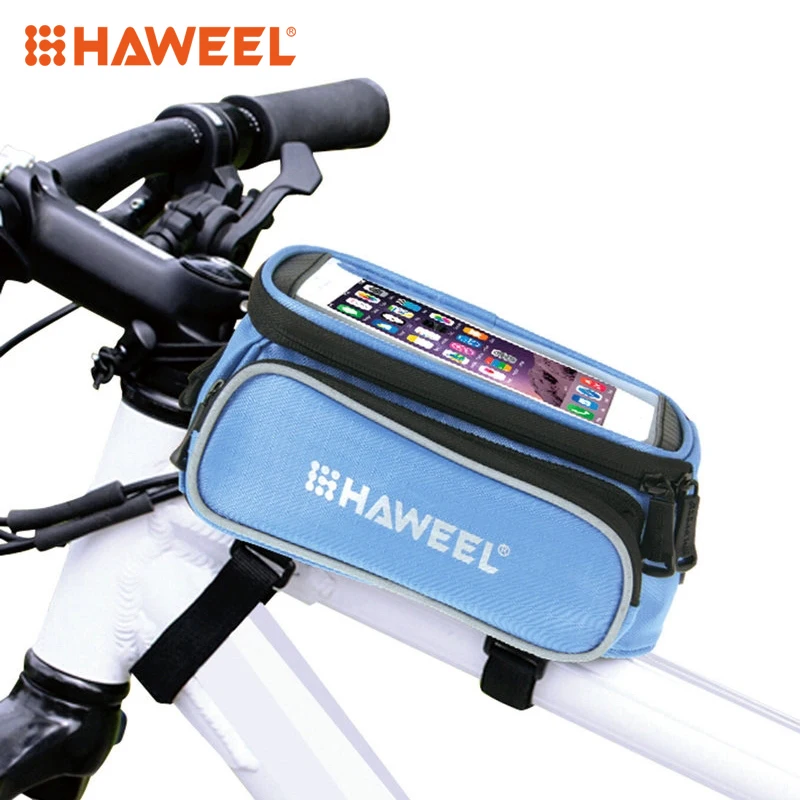 

HAWEEL For iphone 6 6S 6 Plus 6s Plus Phone Bag Case Cover Pouch with Touch Screen Function to Bicycle Double Frame
