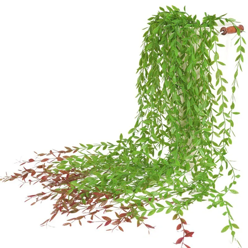 Искусственный Плющ венок из виноградных листьев листва зеленые листья имитации лозы для подвешивания свадьбы вечеринки дома сада