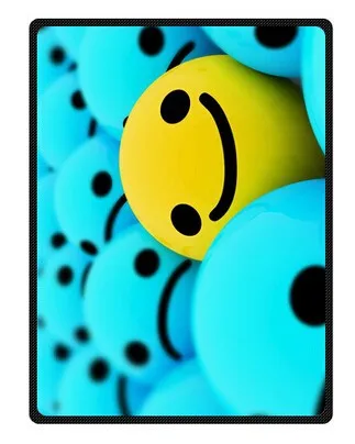 Cartoon Smile Eggs Pattern Colorful Decoration Nice Stylish Funny Fashion Suit Custom Blanket Home Setting