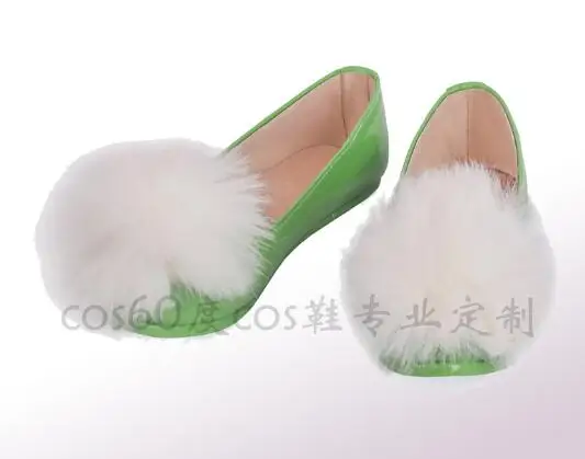 

Tinker Bell Tinkerbell Green Cosplay Shoes Boots Halloween Carnival Party Costume Accessories