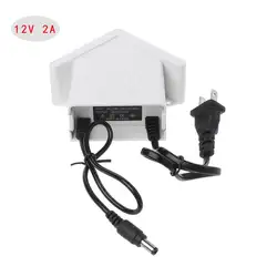 Питание Зарядное устройство адаптер 12 В 2A водостойкий открытый стены для мониторы CCTV безопасность ссd камеры скрытого видеонаблюдения