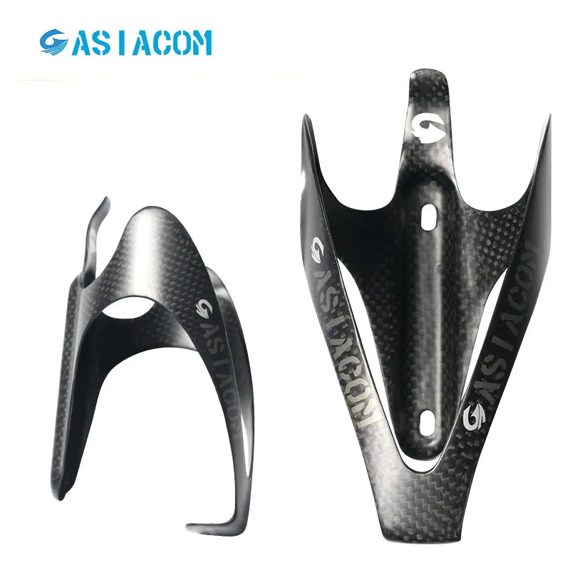

ASIACOM Carbon Fiber Bicycle Bike Drink Water Bottle Holder Cycling Soprt Superlight Road Bike Water Bottle Cage Accessories
