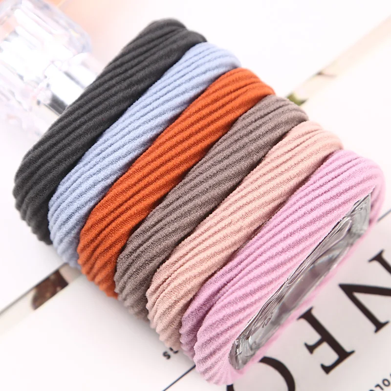 

AIKELINA 10PCS Fashion Hair Rope High Resilience Seamless Overstriking Hot Sale Hair Accessories Girls Women Elastic Hair Band