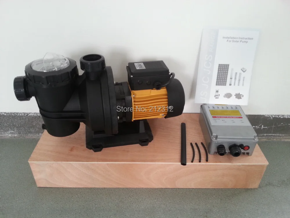 3years warranty 370w Solar powered swimming pool pump , solar pool