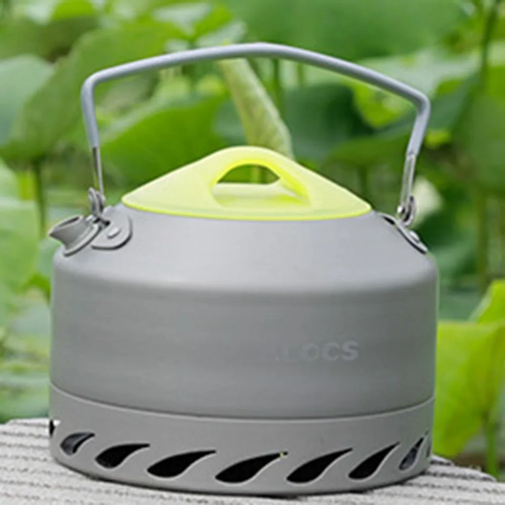 

Alocs 0.9L Ultra-light Camping Survival Kettle Teapot Pot Aluminum With Mesh Bag Hiking Camp Cook Set for Outdoor Water Kettles