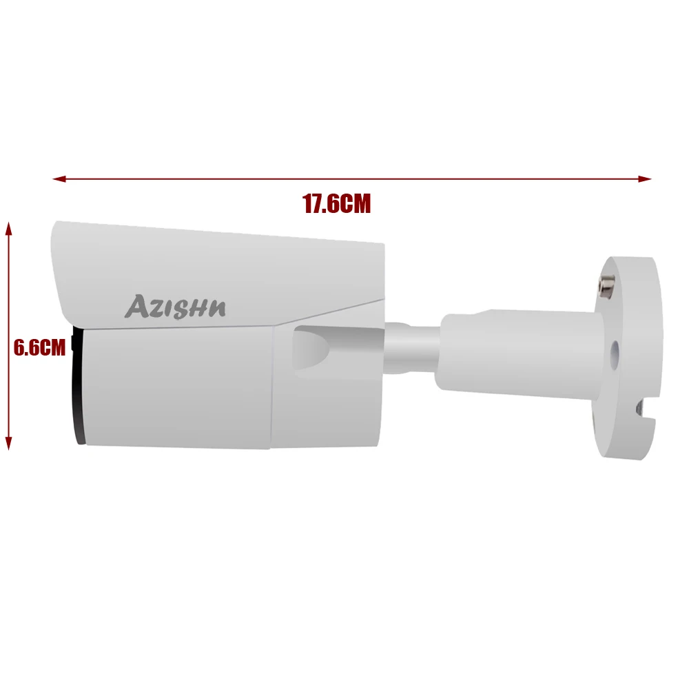 AZISHN H.265/H.264 IP камера 5MP 1/2. " SONY IMX335 Металл IP67 Крытый/Открытый CCTV камера видеонаблюдения видео сеть ONVIF P2P