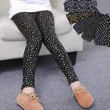 Модные обтягивающие прямые детские леггинсы весна-осень Повседневные длинные штаны для девочек Штаны для новорожденных девочек детская одежда от 3 до 10 лет