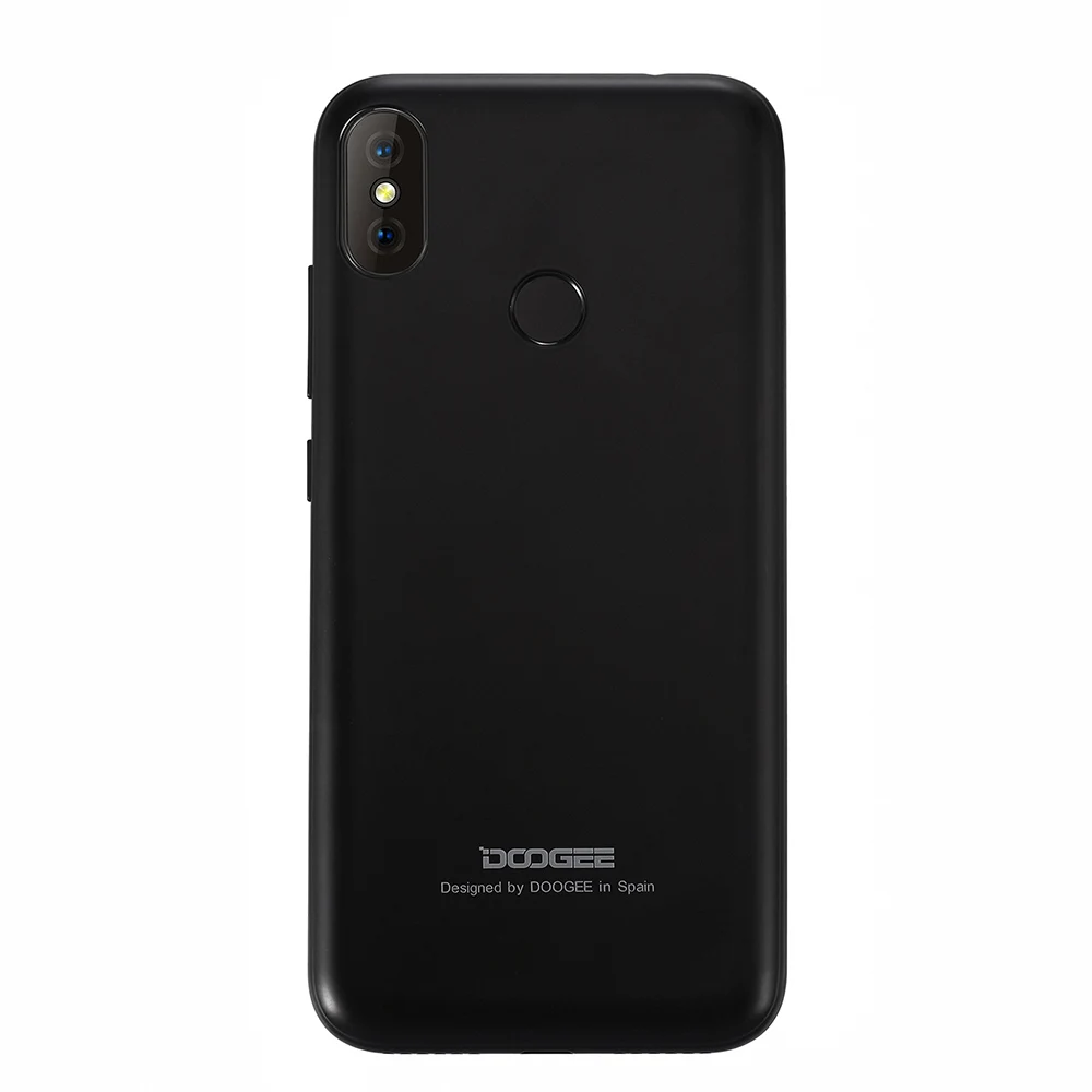 DOOGEE X70 смартфон 5,5 ''u-образная 19:9 MTK6580 четырехъядерный 2 Гб ОЗУ 16 Гб ПЗУ Двойная камера 8,0 МП Android 8,1 4000 мАч телефон - Цвет: Black