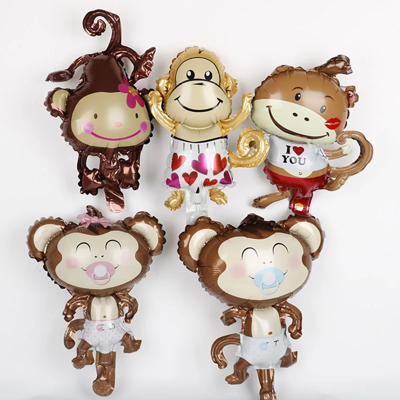 girl monkey baby shower decorations